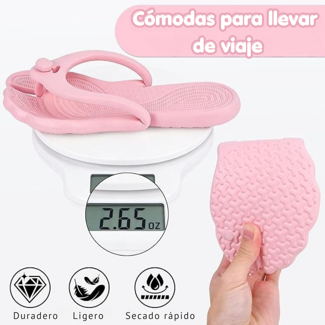 Chanclas Plegables para viajes